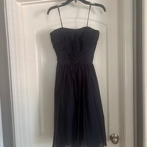 Monique Lhuillier Blue midi dress